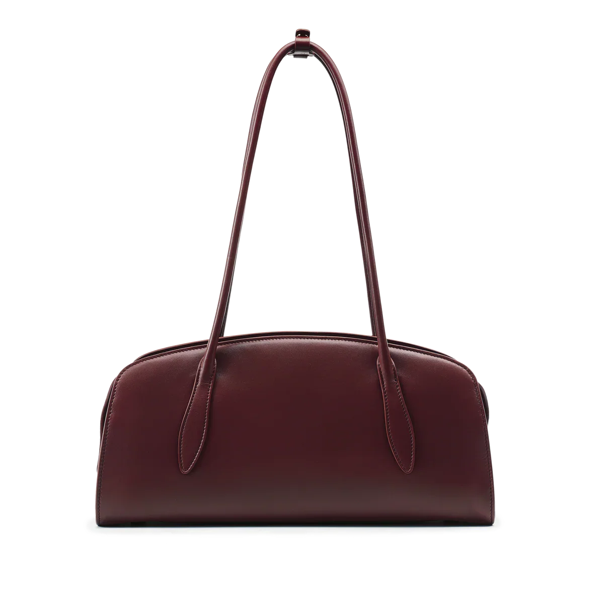 Gabrielle East-West Shoulder Bag - Chocolate Suede