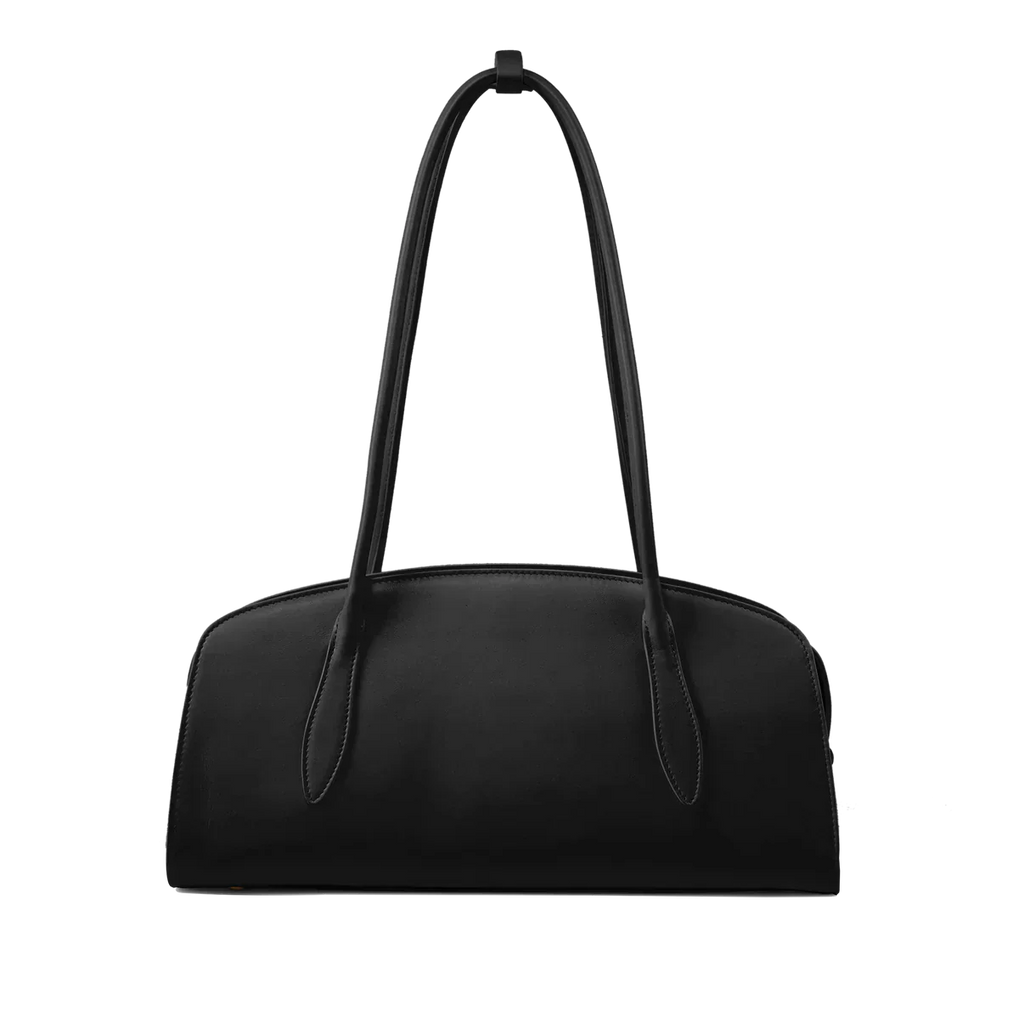 Gabrielle East-West Shoulder Bag - Chocolate Suede